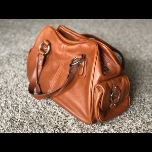 Banana Republic leather handbag